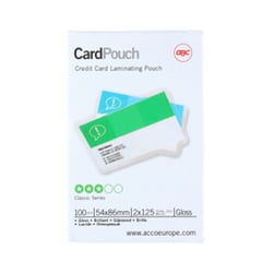 Bolsas de Plastificar 054x86mm A8 125mic 100un - GBC 1002020