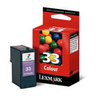 Lexmark #33 tinteiro 1 unidade(s) Original Ciano, Magenta, Amarelo - Lexmark 18CX033E