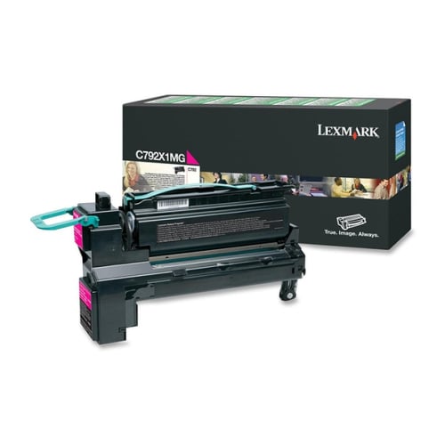 Toner LEXMARK C792X1MG Magenta de retorno 20K a 5% - C792 - Lexmark C792X1MG