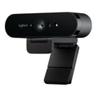 Logitech Brio Webcam 4K Ultra HD - HDR - Gravação 4K - Zoom digital de 5X - Preto - Logitech 960-001106