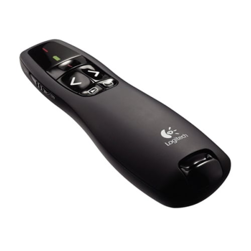 Apresentador a laser sem fios Logitech R400 - Alcance de 15 m - Preto - Logitech 910-001356