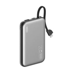 XO Powerbank 10000Mah - Carregamento sem fios - Saída USB-C 20W - Fácil de transportar - 600 ciclos de carga - Robusto - Cinzento - XO 240277