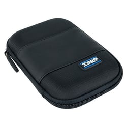 Suporte externo Tooq de 2,5" - Fixação da correia interior - Fecho de correr - Preto - Tooq TQBC-E2501