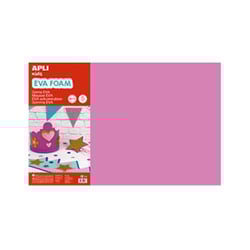 Placa de Cor Musgami 40x60cm 2mm Rosa 5Fls - APLI APL12757