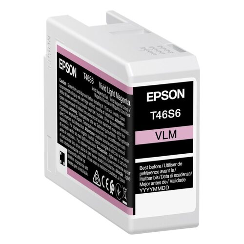 Cartucho de tinta original Epson T46S6 Vivid Light magenta - C13T46S600 - Epson C13T46S600