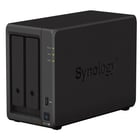 Servidor de armazenamento NAS Synology DiskStation DS723+ - Até 2 unidades de armazenamento - Interface suportada M.2, SATA III - Compatível com 2,5