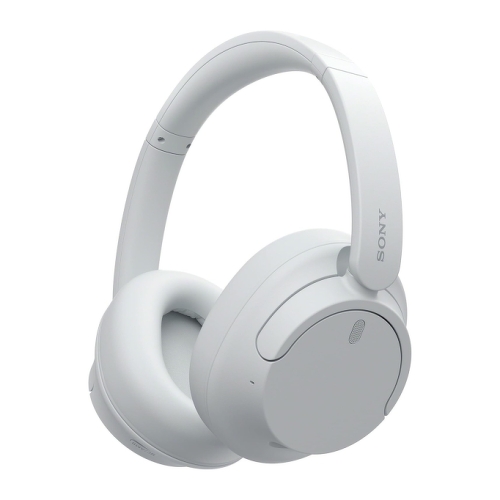 Fones de ouvido Sony WH-CH720 Bluetooth 5.2 com microfone integrado - Faixa de cabeça ajustável - Conectividade multiponto - Com e sem fio - Fones de ouvido giratórios - Bateria com duração de até 50 horas - Branco - Sony WHCH720NW.CE7