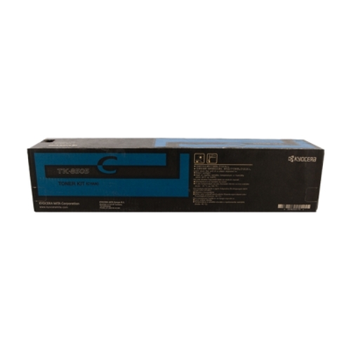 Cartucho de Toner Original Kyocera TK8505/TK8507 Ciano - 1T02LCCNL0/TK8505C - Kyocera TK8505C