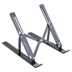 Tooq Suporte dobrável em alumínio para computador portátil - Cinzento - Tooq 215346