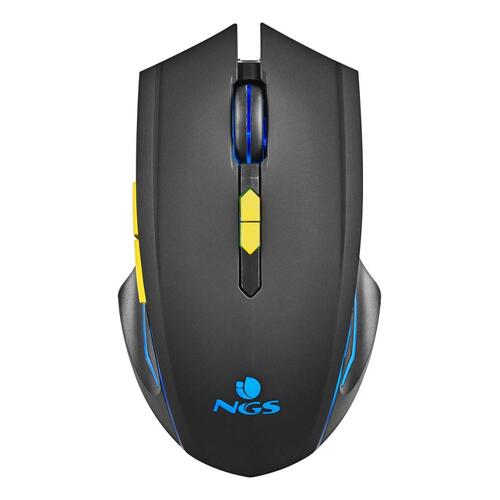 Rato Gaming sem fios NGS GMX-200 - 3200dpi - 7 botões - Luzes LED - Preto - NGS 268227