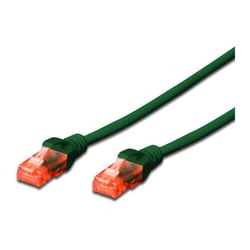 DIGITUS CHICOTE CAT6 UTP LSZH 1MT VERDE - DIGITUS DK-1617-010/G