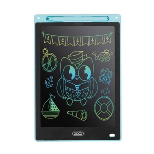XO Digital Tablet - Ecrã de 10" - Suporte para caneta - Apagar com um toque - Cor azul - XO 289607