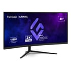 VIEWSONIC MONITOR VA 34" UWQHD CURVO 1MS 180HZ HDMI DP COLUNAS HAS - ViewSonic VX3418C-2K