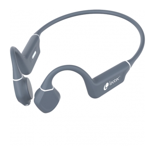 Leotec Kuri Auriculares desportivos Bluetooth 5.4 - Até 12h - Bateria de 180mAh - Resistência IPX5 - Cor cinzenta - Leotec 290952