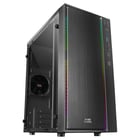 Caixa mini torre Mars Gaming MCM Micro ATX, Mini-ITX - Painel lateral em acrílico - Iluminação RGB - Tamanho do disco rígido 2,5", 3,5" - USB-A 3.0, USB-A 2.0 e áudio - 1 ventoinha de 80 mm incluída - Mars Gaming MCM