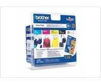 Tinteiro preto Duração estimada: até 300 páginas (segundo ISO/IEC 24711) - Brother LC980BKBP