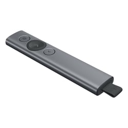 Apresentador sem fios Logitech Spotlight - Alcance de 30 m - Vibração - Fabricado em aço - Logitech 910-004861