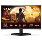 AOC MONITOR VA 24" (23.8) FHD CURVO 0.5MS 180HZ HDMI DP COLUNAS C24G42E - AOC C24G42E
