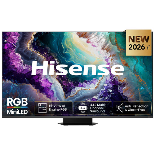 HISENSE RGB-MINILED TV 75" 4K UHD SMART TV VIDAA 75UR9S - Hisense 75UR9S