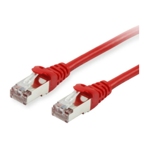 CAT. 6A S/FTP PATCH CABLE, RED, 25M - Equip 606513