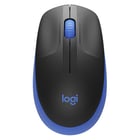 Logitech M190 Full Size Wireless USB 1000dpi Mouse - 3 botões - Tamanho grande - Uso ambidestro - Preto/Azul - Logitech 910-005907