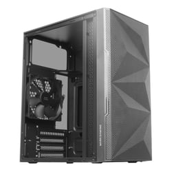 Caixa MARS GAMING MC-1500 MICRO-ATX CASE, TEMPERED GLASS, GEOMETRIC FRONT MESH, 1x120MM FAN - Mars Gaming MC1500
