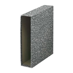 Dohe Archiclas Capa para caixa de arquivo Tamanho fólio Natural - Forrada com papel impresso - Cor cinzento marmoreado - Dohe DO09131