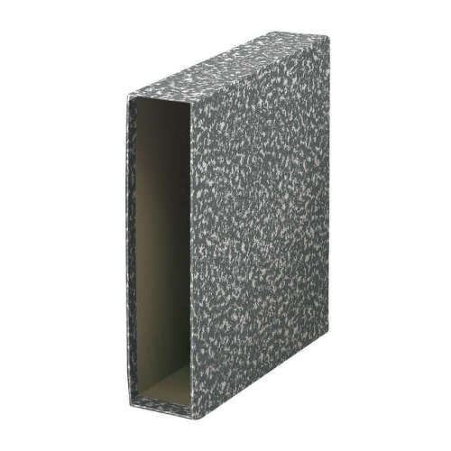 Dohe Archiclas Capa para caixa de arquivo Tamanho fólio Natural - Forrada com papel impresso - Cor cinzento marmoreado - Dohe DO09131
