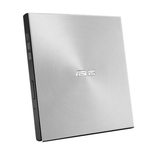 DVD+/-RW ASUS 8x Externo Slim Sliver USB - SDRW-08U7M-U SIL - Asus DVDRWASU08U7MSIL