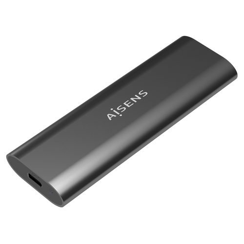 Caixa M.2 externa Aisens (NGFF) para SSD M.2 SATA/NVME para USB3.1 GEN2 - Cor cinzenta - Aisens ASM2-015GR