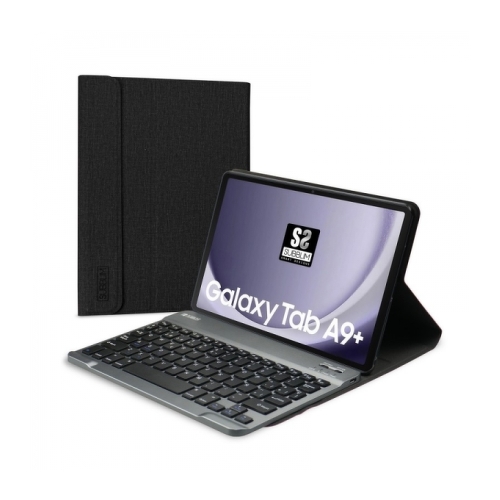 Subblim Keytab Pro BT Capa Exclusiva + Teclado para Samsung Galaxy Tab A9+ Tablet 11? - Teclado Bluetooth compacto - Fecho magnético - Liga até 3 dispositivos - Cor preta - Subblim 298152