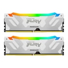 KINGSTON MEM 32GB 6800MT/S DDR5 CL36 DIMM (KIT 2) FURY RENEGADE RGB WHITE - Kingston KF568C36RWAK2-32