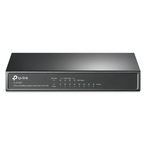 TP-Link PoE 8 portas 10/100 Mbps 8 portas switch secretariat - TP-Link TL-SF1008P