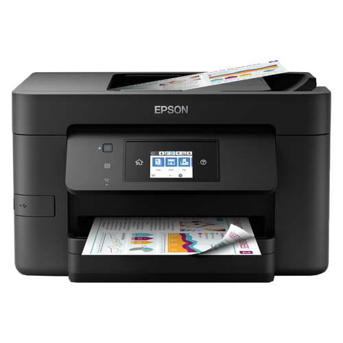 Epson WorkForce Pro WF-4725DWF, Jato de tinta, Impressão a cores, 4800 x 1200 DPI, A4, Impressão directa, Preto - Epson C11CF74404