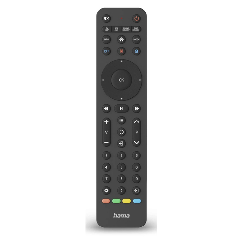 HAMA UNIVERSAL TV REMOTE CONTROL INFRA-RED FOR 8 DEVICES - Hama 00221055