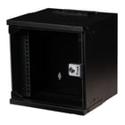 EQUIP ECO BASTIDOR MURAL 10" CABINET 06U 300X300MM RAL7035 BLACK - Equip EWM-06-3030-B