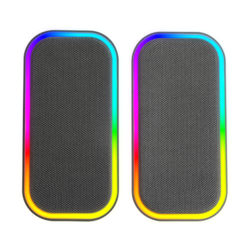 Colunas MARS GAMING MS-OM, BT 20W GAMING, DYNAMIC RGB LIGHTING, CONTROL BOX, BLACK - Mars Gaming MSOM