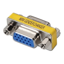 Adaptador SVGA Aisens - HDB15/H-HDB15/H - Cor amarela - Aisens A114-0082