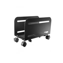 EWENT SUPORTE DESKTOP C/RODAS METAL PRETO - Ewent EW1291