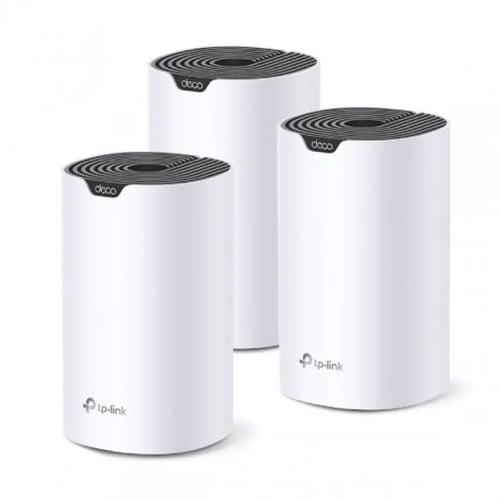TP-Link Deco S7 Sistema WiFi Mesh Inteligente Doble Banda AC1900 - 3 Unidades Deco - 3 Puertos Ethernet LAN (RJ-45) - Tecnologia MU-MIMO - TP-Link Deco S7(3-Pack)
