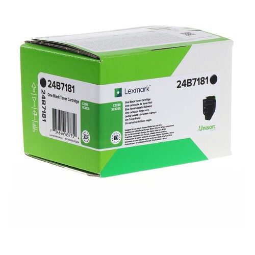 Toner Preto Original Lexmark C2240/XC2235 - 24B7181 - Lexmark 24B7181
