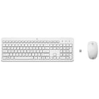 Teclado HP 230 Wireless com rato Combo (branco) PORT - HP 3L1F0AA