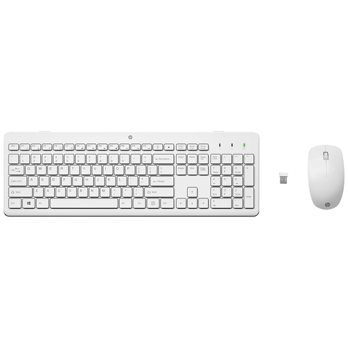Teclado HP 230 Wireless com rato Combo (branco) PORT - HP 3L1F0AA