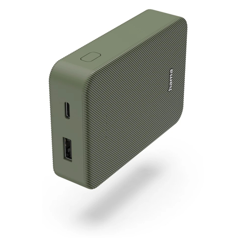Powerbank Power Pack HAMA "Color 10", 10000mAh, verde - 201713 - Hama 00201713