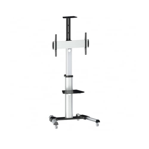 EQUIP SUPORTE CHAO LCD 37">70" COM PRATELEIRA ROTAÇÃO 90º 650602 - Equip 650602