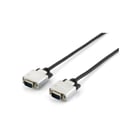 Equip Cable VGA Alargador 2 x HDB15 VGA Macho - Carcasas Metalicas - Tornillos Moleteados - Longitud 3 m. - Color Negro - Equip 118861