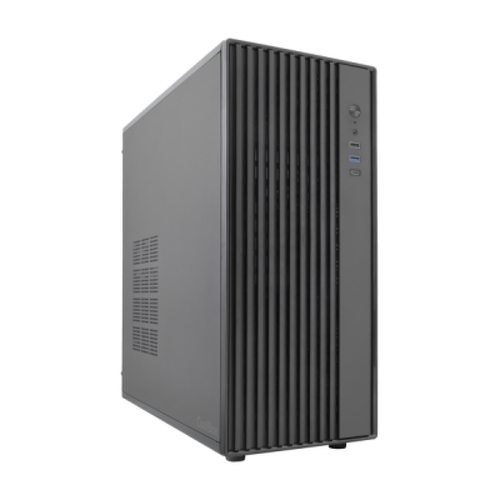 Coolbox A850 ATX Tower Case - Tamanho de disco suportado 3,5", 2,5" - USB-A 2.0, USB-A 3.2 Gen1, USB-C 3.2 Gen1 e HD Audio - Cor preta - Coolbox COO-PCA850-0
