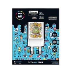 Carregador de parede duplo USB-A TechOneTech Green Champer - Alto desempenho - TechOneTech 144379