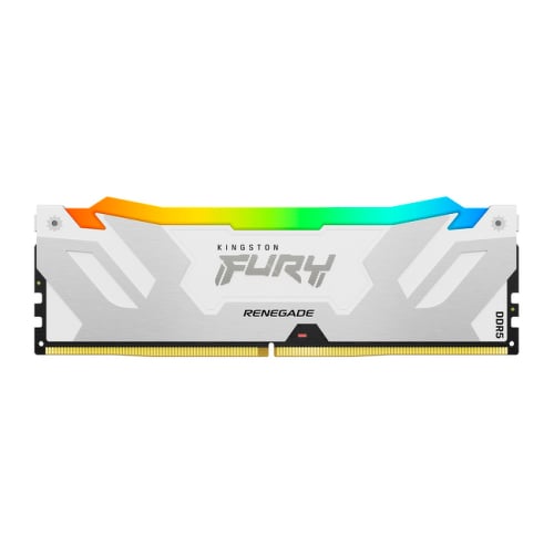 KINGSTON MEM 16GB 7200MT/S DDR5 CL38 DIMM FURY RENEGADE RGB WHITE XMP - Kingston KF572C38RWA-16