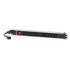 Unidade de distribuição de energia SPS PDU da Salicru - 12 tomadas IEC C13 - Preto - Salicru 232477